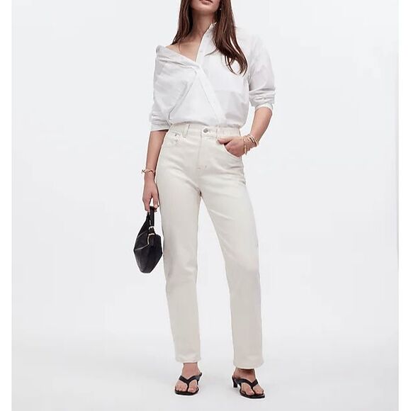 Madewell Denim - Madewell Jeans Womens 30T‎ The Tall 90s Straight Casual Minimalist Neutral Boho